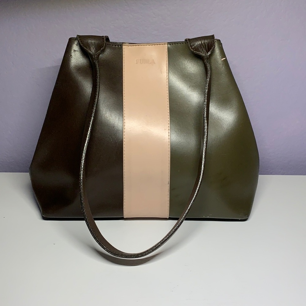 Vintage Furla color Block Bag